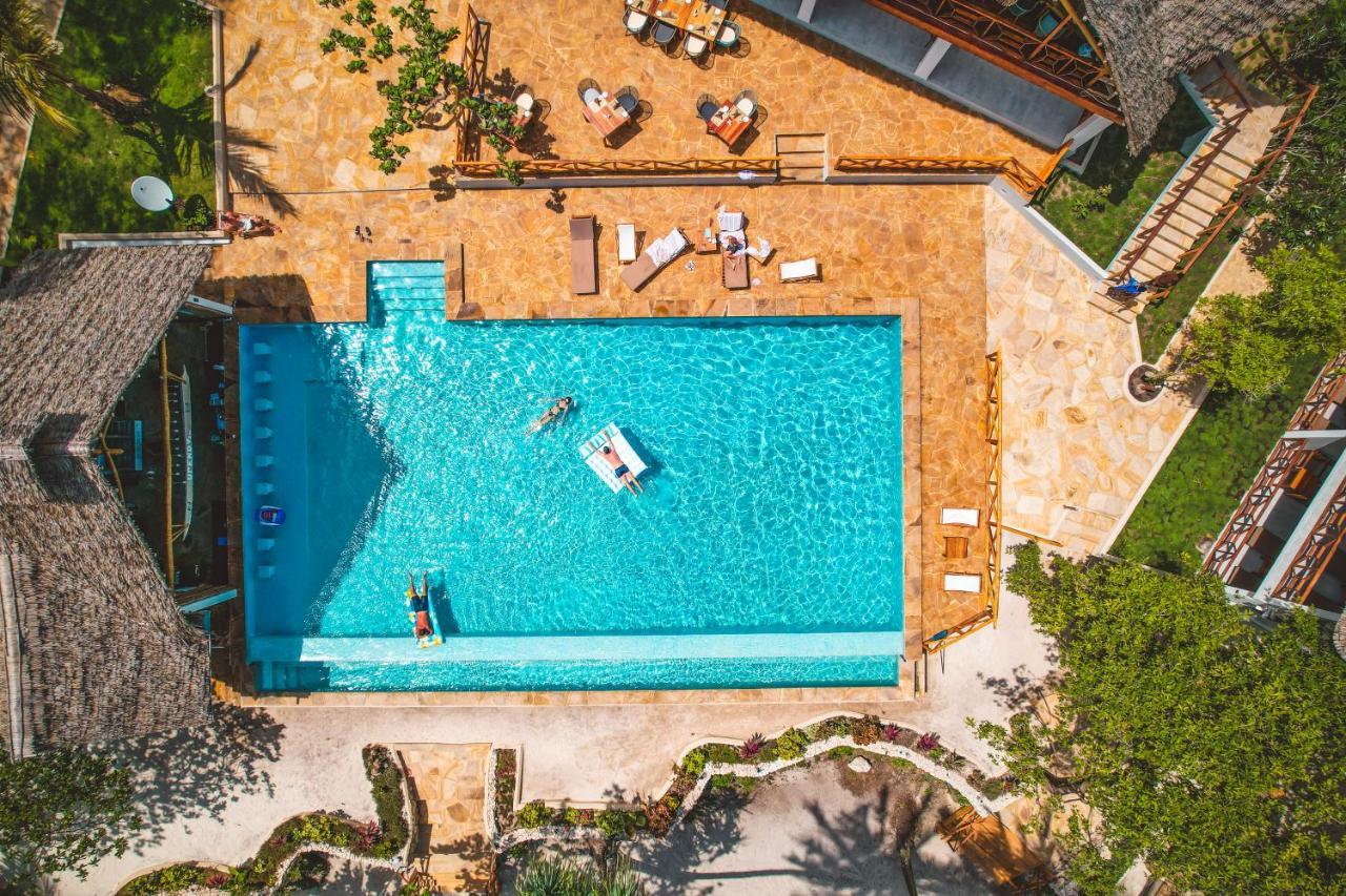 Zanzibella Hotel & Spa Kiwengwa  Ngoại thất bức ảnh Aerial view of the swimming pool at the Hotel