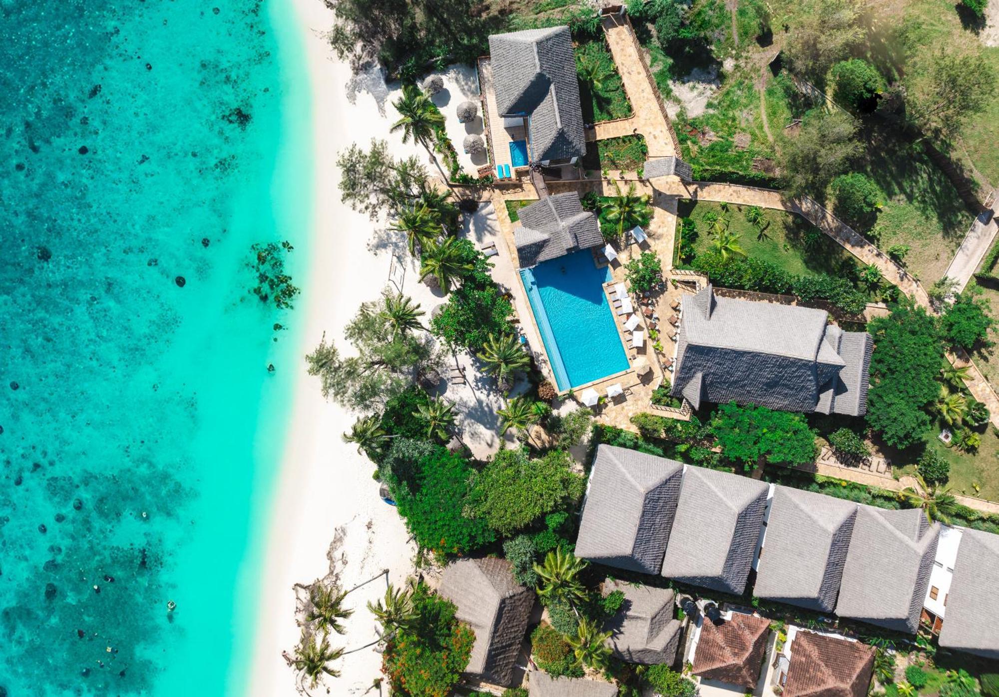 Zanzibella Hotel & Spa Kiwengwa  Ngoại thất bức ảnh Aerial view of the resort