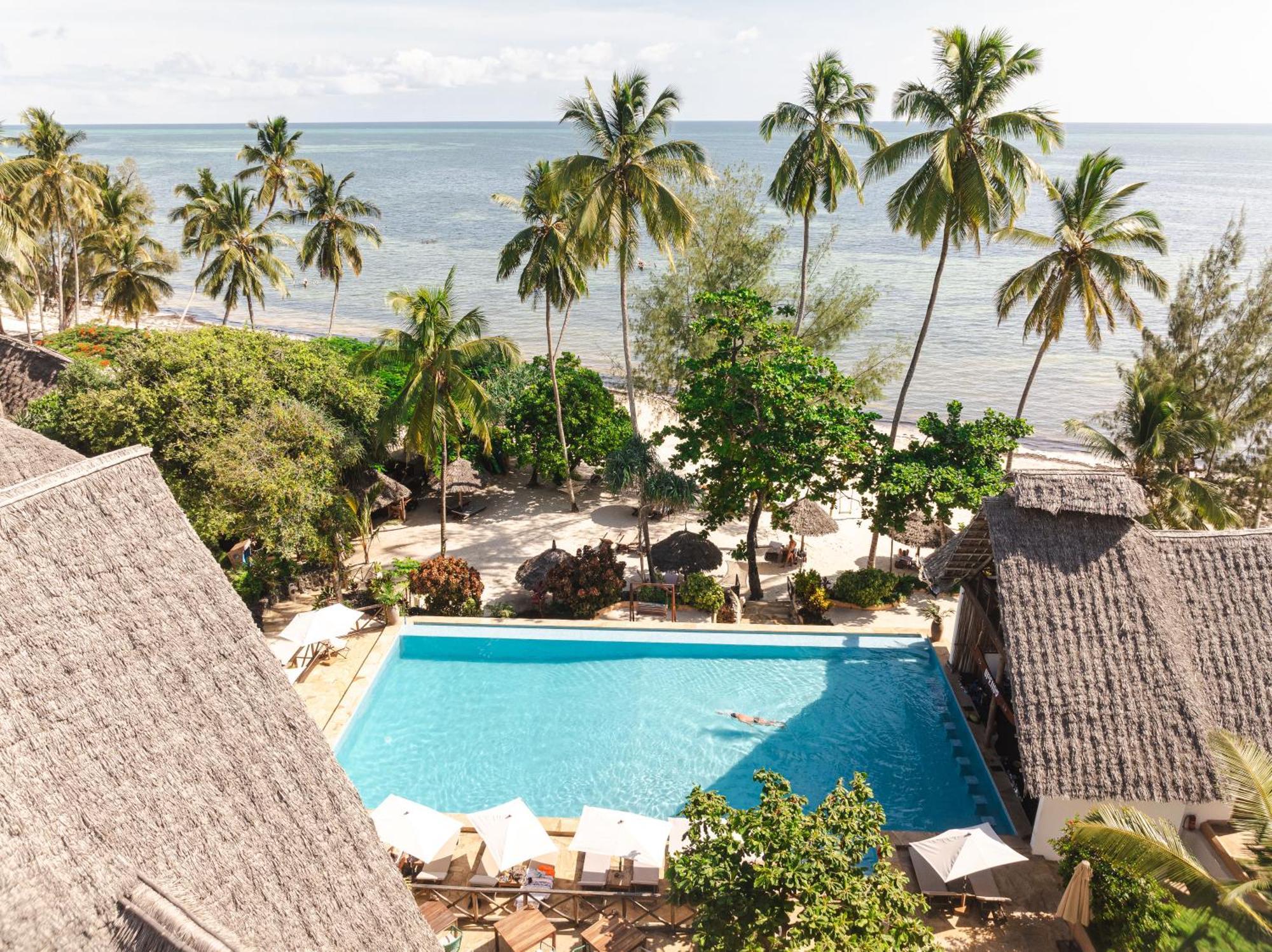 Zanzibella Hotel & Spa Kiwengwa  Ngoại thất bức ảnh View of the pool at the hotel